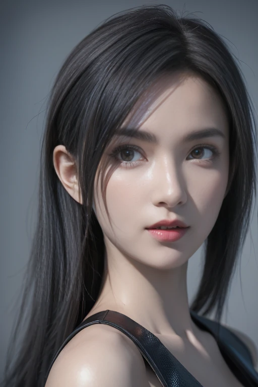 masterpiece,Game Art,Best picture quality,Maximum resolution,8K,(portrait),Unreal Engine 5 rendering works,(Digital Photography),((portrait Feature:1.5)),
20 year old girl,Short hair details,Long bangs,(The red eye makeup is carefully applied),(With long gray hair:1.4),(Large target, Full breasts),Elegance and nobility,Brave and charming,
(The future armor combines the characteristics of Chinese armor,hollow-carved design,Power Armor,Mysterious oriental runes,Exquisite clothing patterns,Magic Flash),Future Warrior,Cyberpunk Characters,War Background,
light,Ray Tracing,Game CG,((3D Unreal Engine)),OC rendering reflection mode