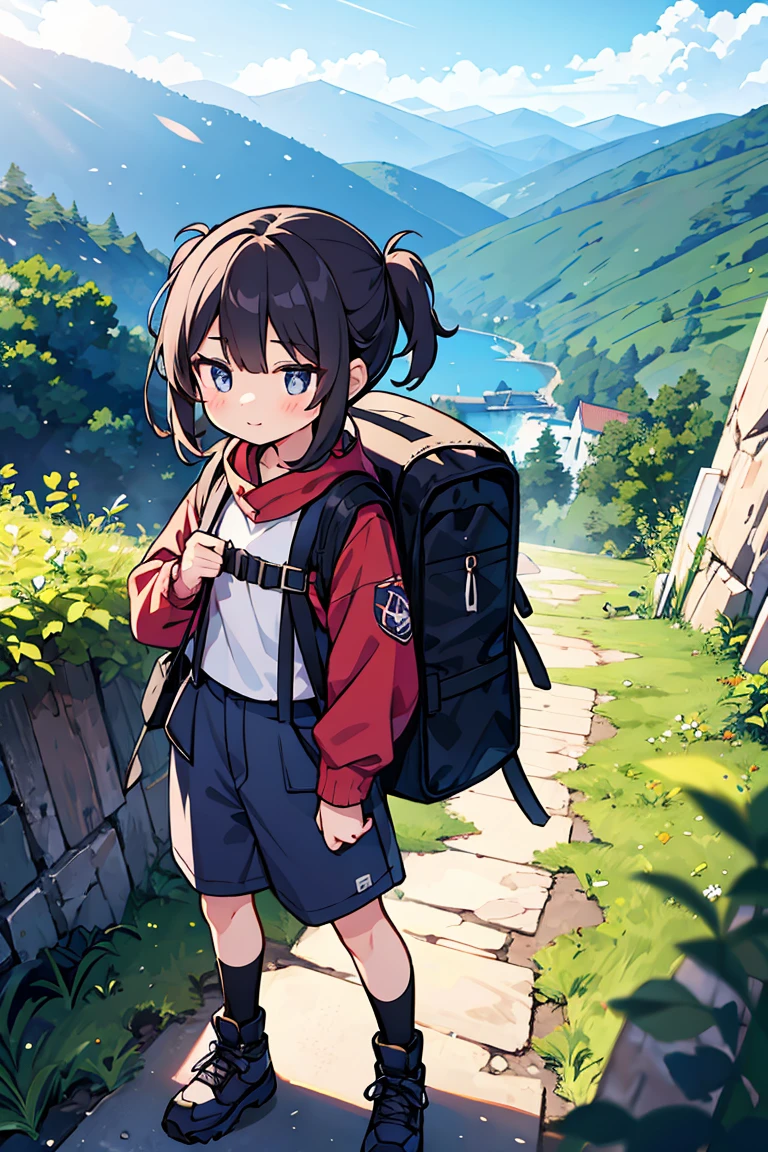 独奏, girl, trekking