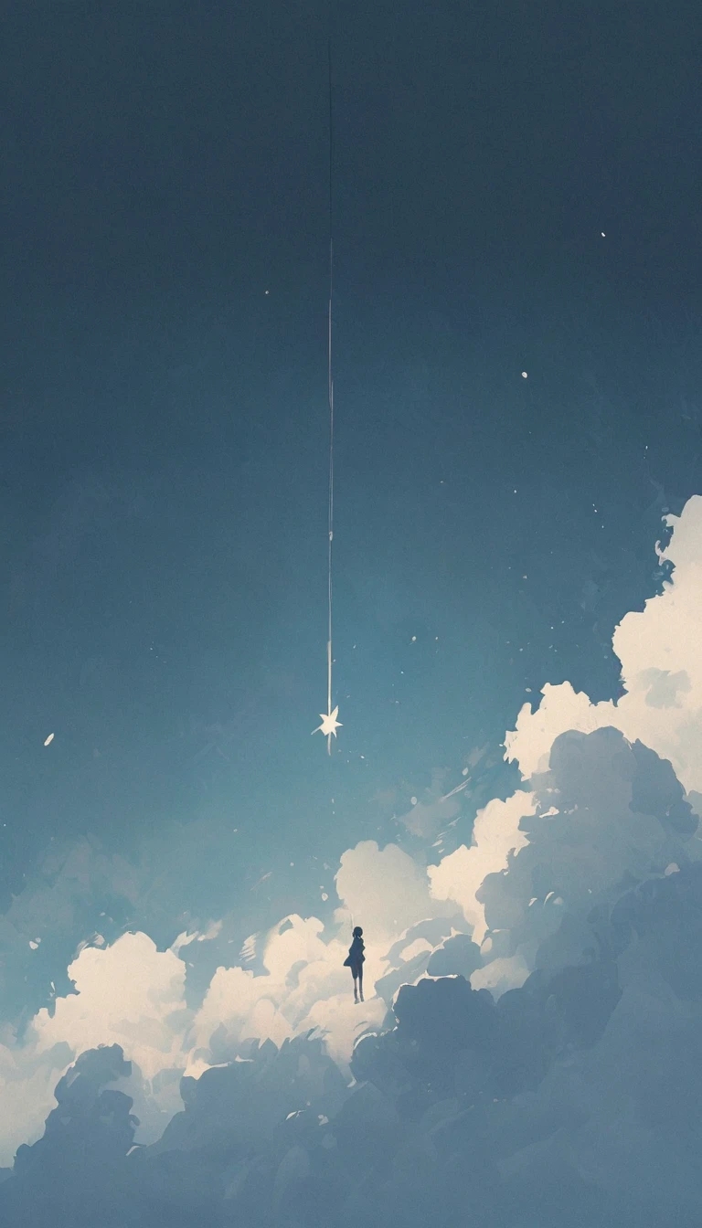 simple,Minimalist illustration,The sacred stone hangs in the air