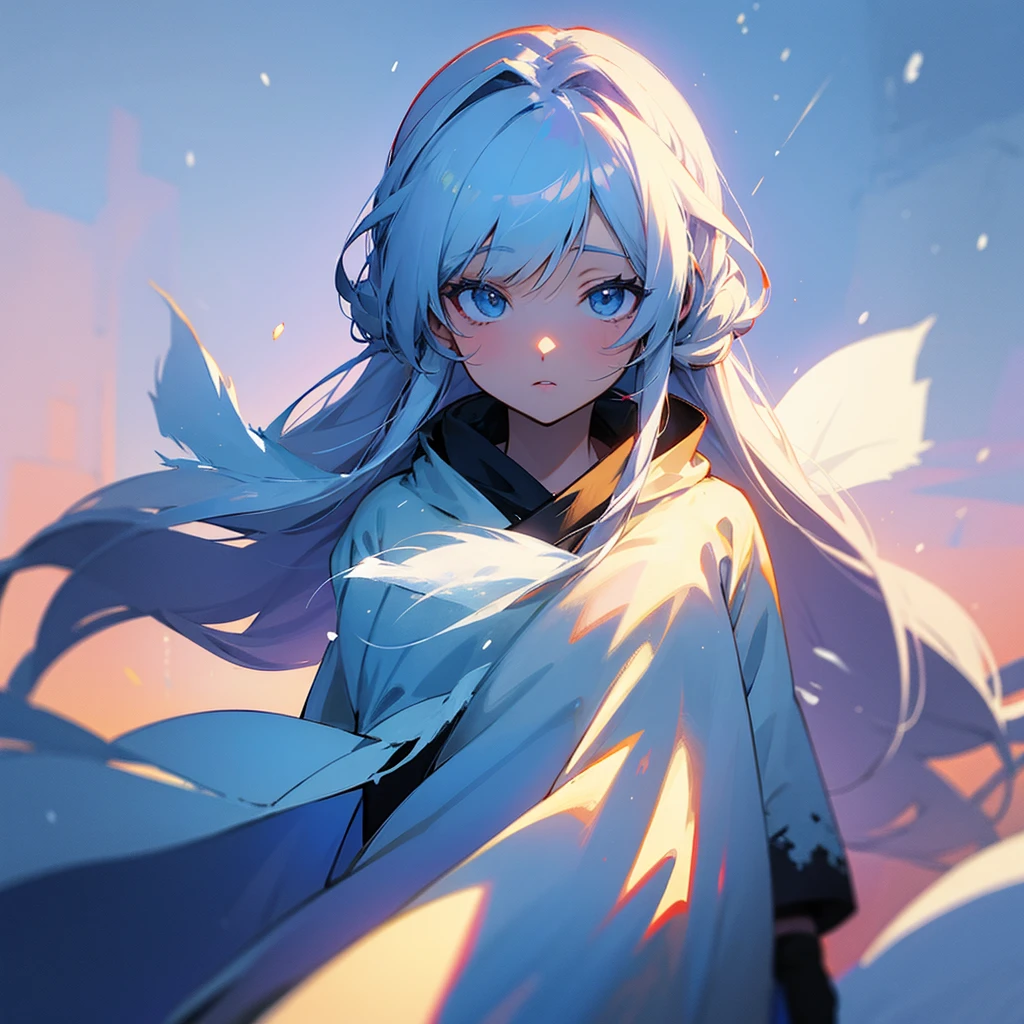 anime snow background