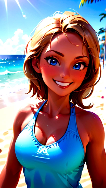 冴紴翴 playing beach volleyball