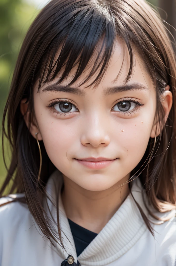 Half-sad and half-happy look