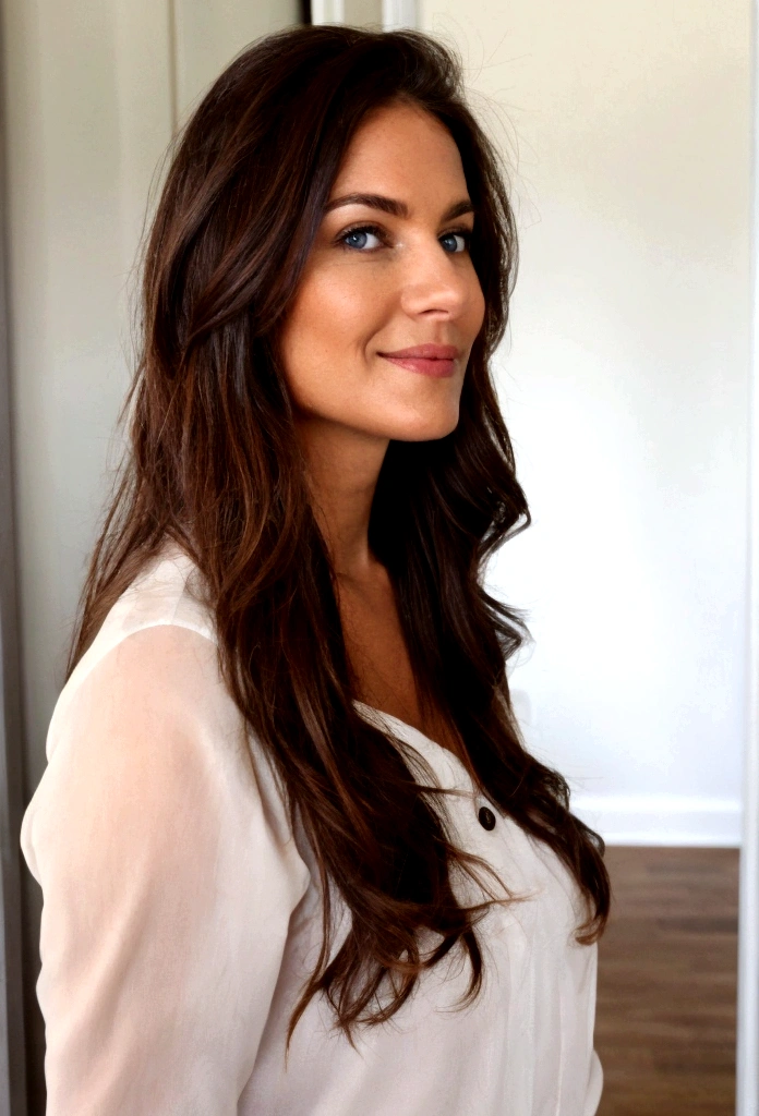 nutritionist woman brown hair speaking