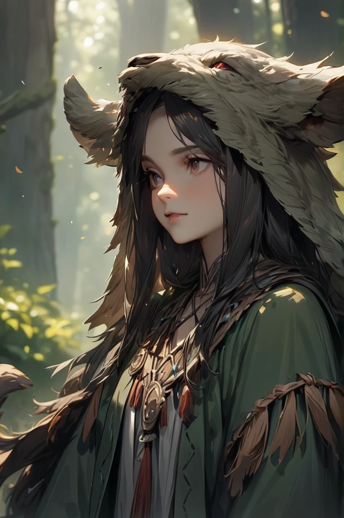 ((Best quality)), ((masterpiece)), (detailed), Druid