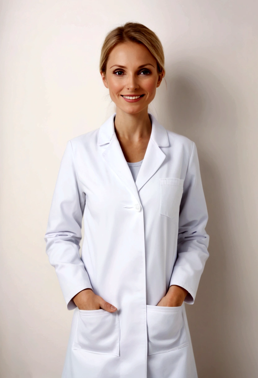 nutritionist woman White coat