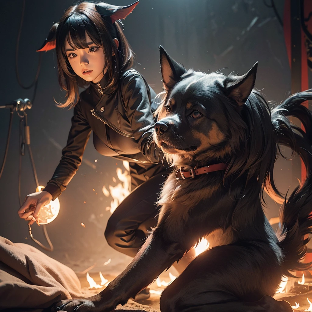 Create me a dog demon