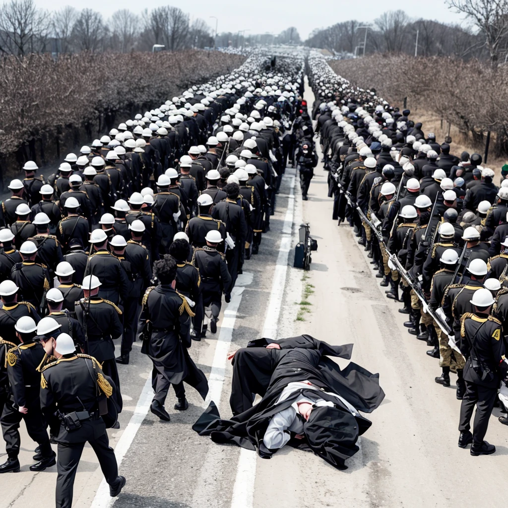 Death under a military march