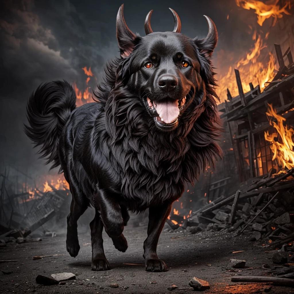 Create me a dog demon