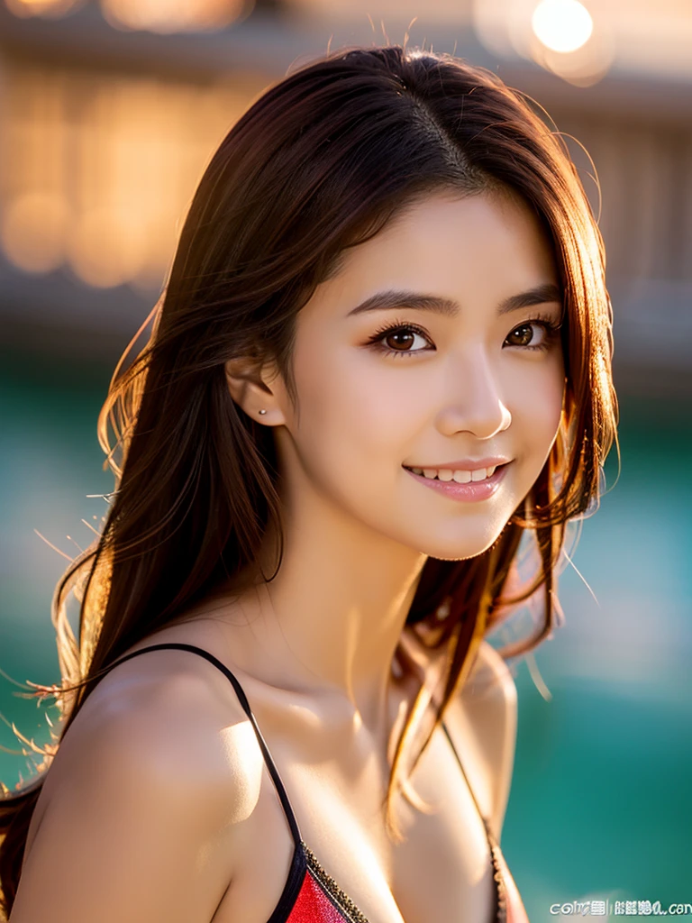 highest quality, epic realistic, ((in the pitch black darkness :1.4)), ((portrait:1.5)),(background: dark ) high contrast ,glorious picture, lowest lux, lighting face, she's comfortable, wearing nothing, looks incredible, (8k, Raw photo, Highest quality),(epic realistic:1.5), a woman, face,(detailed eyes:0.8),(looking at the camera:1.4), (Highest quality), ( high contrast, deep shadows),Intricate details,cinematic,((skin:1.4)), (long dark hair:1.3), long hair, messy ,(Hdr:1.5),Detailed, colors, Superior quality, Masterpiece, Raw Photo (20-year-old, looking at viewer), beautiful, (wearing plain yellow shirt,), perfect, natural, perfect composition, portrait, perfect face, smiling expression, Captivating eyes, Bright details, Tight lips, (High Skin Detail),, (blue tint: 0.6), (sale: 0.8), (bloody: 0.7), Key lighting , (backlight: 0.5), Medium depth of field, Canon 5d, 50mm lens, f/4 apertures, (Ultra-detailed, Complex detail), sharp focus, soft colors, 8k, Absurd, 80mm, dark background, photography, smiling,medium boobs,