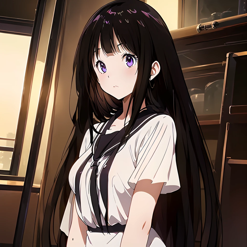 (masterpiece), (best quality), (ultra detailed),(disheveled hair),(illustration), (1girl), (Fashionable clothing), standing, Fashion model, looking at viewer, (interview), (simple background),beautiful detailed eyes, delicate beautiful face, Floating,(high saturation),(colorful splashes),colorful bubble,(shining), focus on face, chitanda , black hair, bangs, hair ring, floating flowers, floating hairs.Girl, anime waifu, looking at viewer, highlydetailed, reflections transparent iridescent colors, long transparent iridescent RGB hair, artby Serafleur from artstation, thick acrylic,illustration on pixiv, waist up portrait, gorgeoussacred girl, best quality, ultra detailed,sad,clever,beautiful face , beautiful lighton black background, Character stvle renderedby Octane,