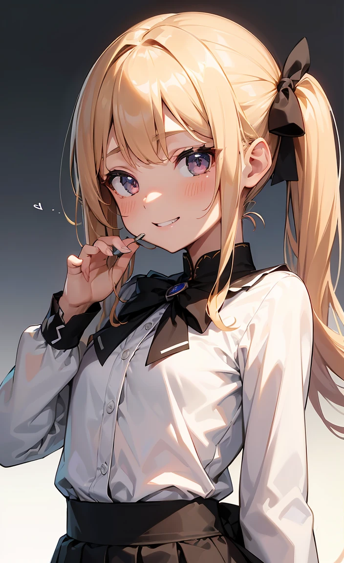 NSFW,One girl,
(Flat Chest:1.3),(shirtのボタンを開けて胸を見せてくれる:1.5),Beautiful breasts,(show off your small breasts:1.5),(Blowjob:1.6)
Blonde, {{{Half Twin Tail:1.3}}}、break,blush, bow, 赤いbow, Long sleeve, shirt, 襟付きのshirt, skirt, プリーツskirt, 黒いskirt, Small breasts,
{{{Face close-up}}},Upper Body,
Look down,View your viewers,
Tabletop, Highest quality, , Absurd, Perfect Skin, Detailed skin texture, Ultra-detailed, 8K, Intricate details, Beautifully detailed face,High resolution,
 {{{Shadowed face}}}, mock, {{{Grit your teeth:1.2}}}, Grin, smile, Looking down at the viewer, masterpiece,Absurd, Beautiful detailed face when viewed from the front,