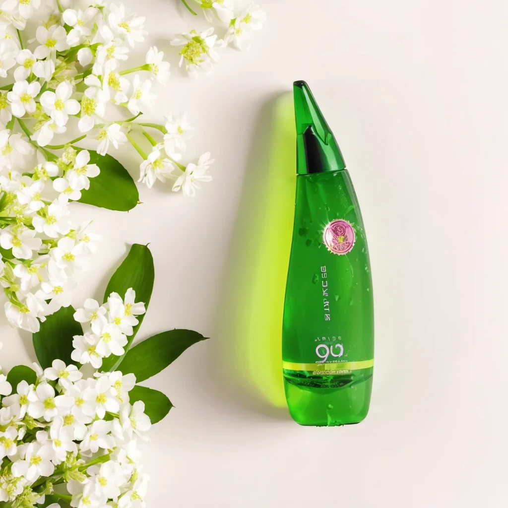 gel, aloe vera , shine, Effects, lighting, Green 
