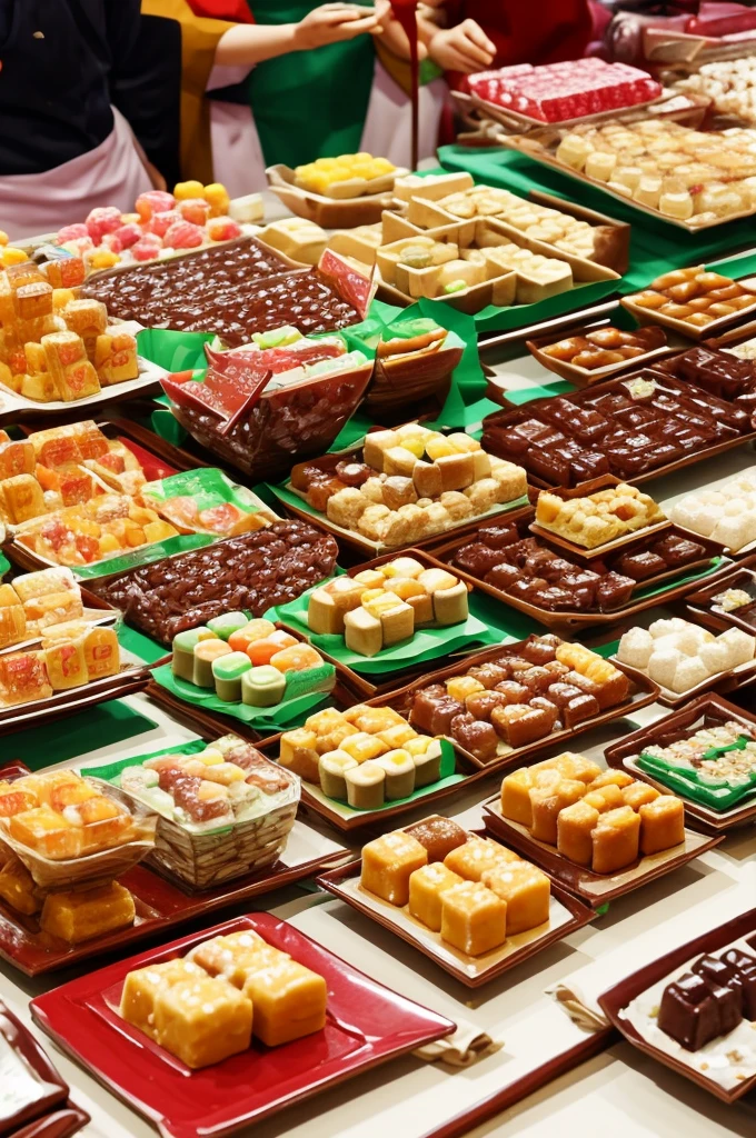 Sweets with bean paste