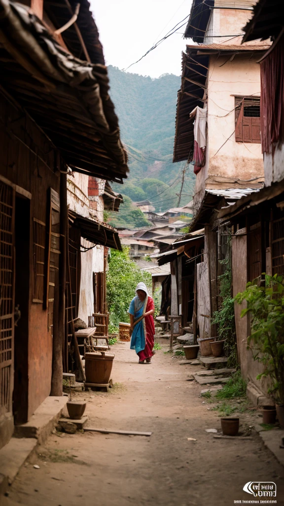 Old indian village life