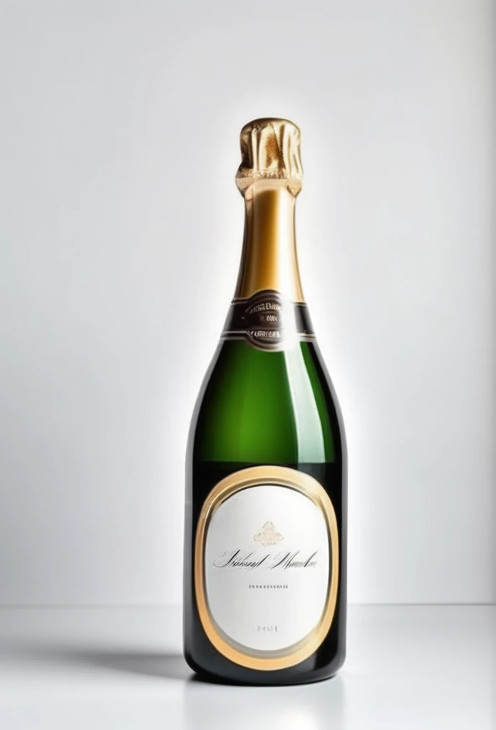 a fancy bottle of champagne
White background
