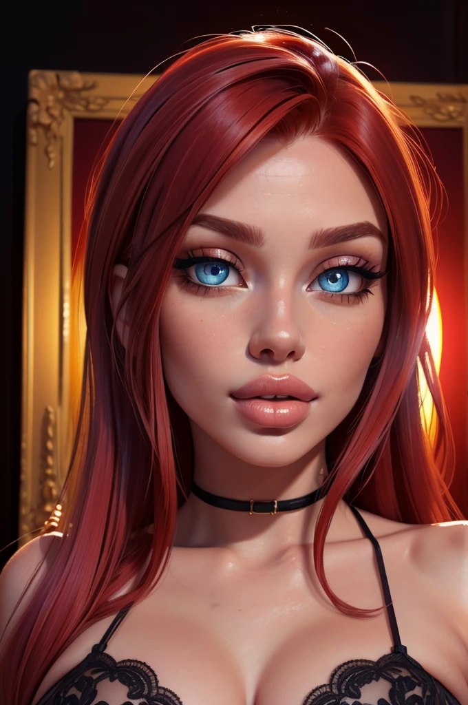 (sexy red haired young woman,perfect body,posing,model,stage,luxury hall),(oil painting),(detailed face,beautiful eyes,detailed lips),(best quality,highres:1.2),(realistic),(portrait),(vibrant colors),(soft lighting)