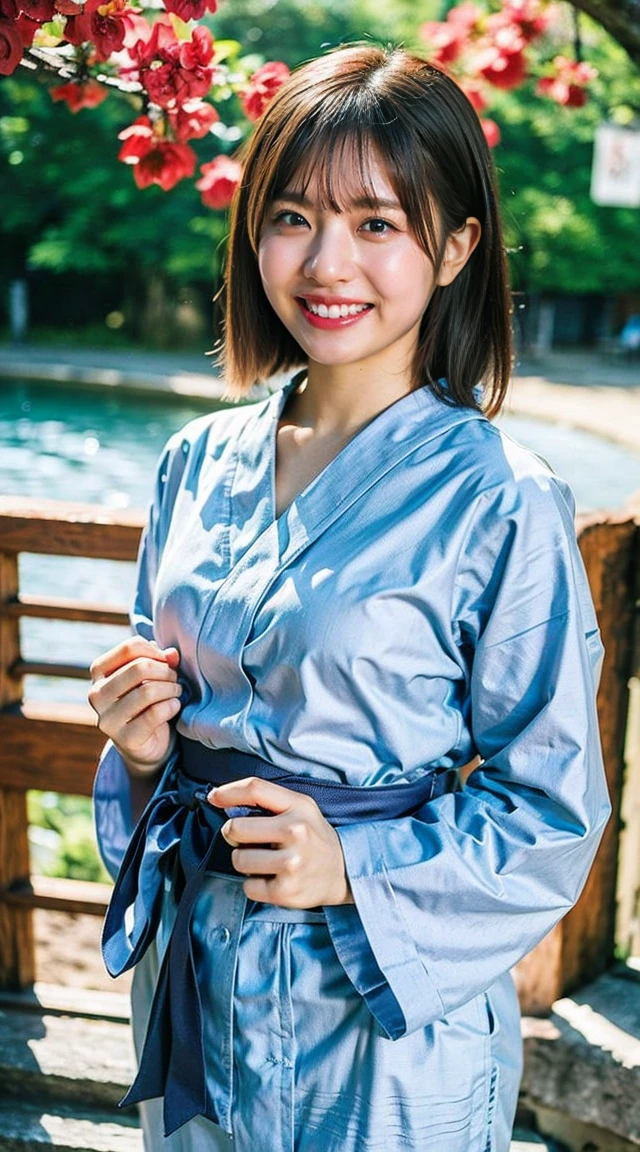 (masterpiece、high resolution、high quality)、Beautiful Japanese Women:1.3,Model Body Type、Beautiful body、Japanese Yukata、Hypnotized、night、Laughter、Hollow Eyes、Huge 、Beautiful Skin、Yukata Beauty、Morning glory pattern yukata、Cool Summer、Professional Photography、