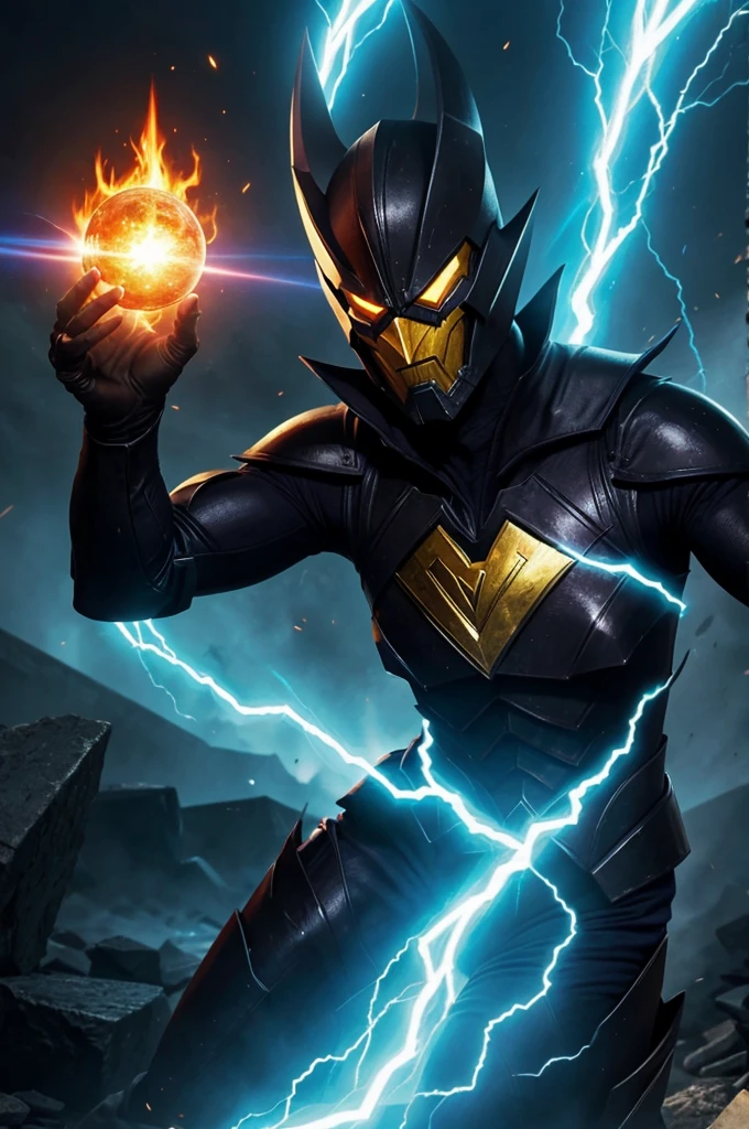 A villan for boss fight battle who has power of earth element fir a game