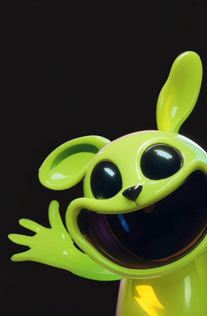 3d style, simplified design, 3d render, glossy texture, smooth 3d model, multiple light sources, rim light, sharp post effects render, (glossy plastic texture with multiple big light probe refractions), perfect cgi, smooth silhouette, high intensity refraction, (super glossy material), most beautiful vfx , blue background, plastic refractions, realistic, 4k, high resolution, rim light, photo shoot, commercial photo, profile shot, 4k, rim light, high resolution, 4k, glossy texture, smooth 3d model, multiple light sources, rim light, sharp post effects render, (glossy metallic texture with multiple big light probe refractions), perfect cgi, cgi art created only with gradients, smooth silhouette, high intensity refraction, (super glossy chrome material), most beautiful vfx, blue background, chrome metal refractions, multiple light sources, rim light, sharp post effects render, perfect cgi, digital art, detailed digital art, reflective, best quality, 4k, masterpiece:1.2, ultra-detailed, realistic, vivid colors, dark and moody lighting, The image of the highest quality, ensuring every detail is showcased perfectly. It in 4k resolution, allowing viewers to immerse themselves in the richness of the colors and intricate details. The realistic rendering. under the spotlight, reflecting, high-resolution image, realistic rendering, dark background, and rim light photorealistic The image features three characters standing in front of three houses. The characters are a red-haired mermaid, a purple cat, and an orange dog. They are each holding a yellow maraca