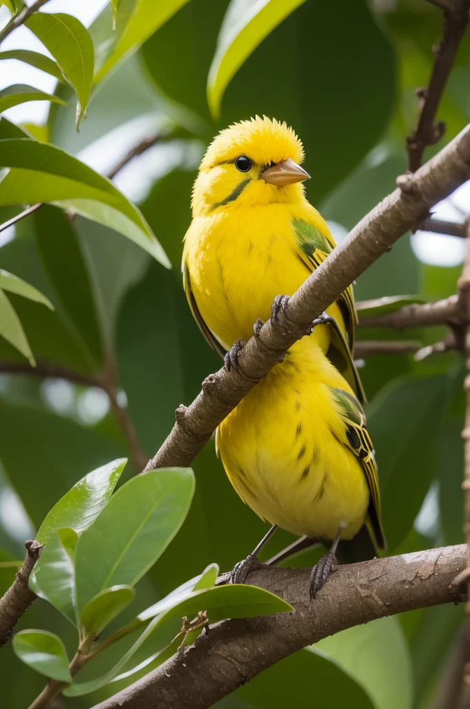 Make a canary for a Brazilian fauna mascot