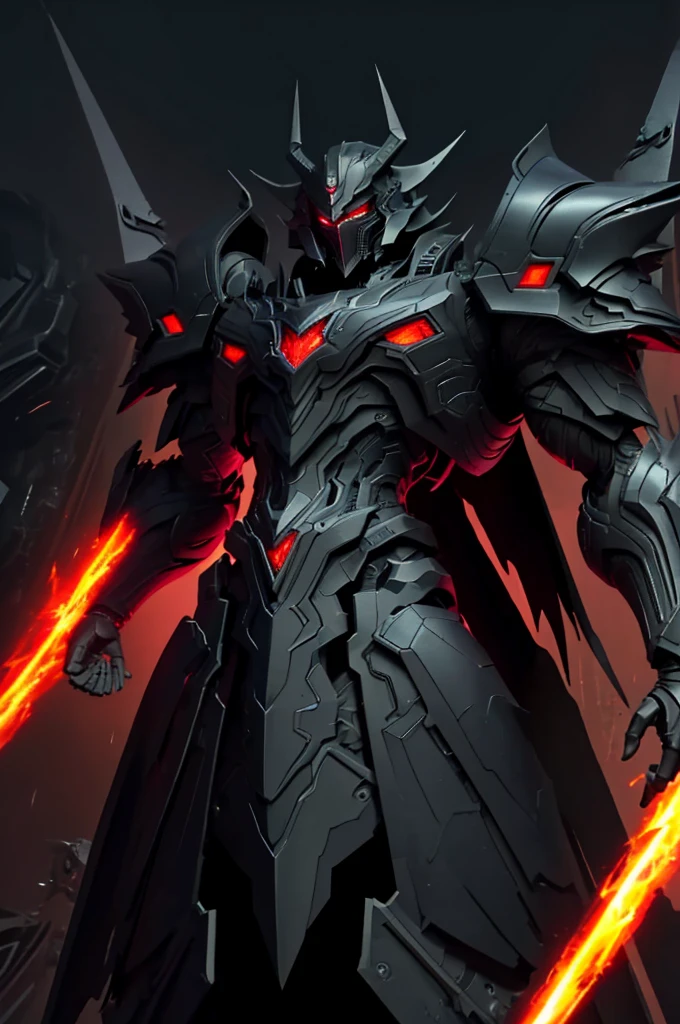 An anime-style image depicting the dark and menacing organization known as the Shadow Order. The scene includes the organization's leader, Omega Black, dressed in black armor with a sinister presence, standing at the center. Surrounding him are the Four Heavenly Kings: Flame Roar (manipulating fire), Glacia (manipulating ice), Thunder Crush (manipulating lightning), and Dark Shadow (manipulating darkness). The background features a dark, futuristic lair with advanced technology and a foreboding atmosphere, filled with minions in black combat suits. The art style should be vibrant and colorful, with exaggerated anime features such as large expressive eyes, sharp lines, and stylized action lines, creating a sense of power and menace.
