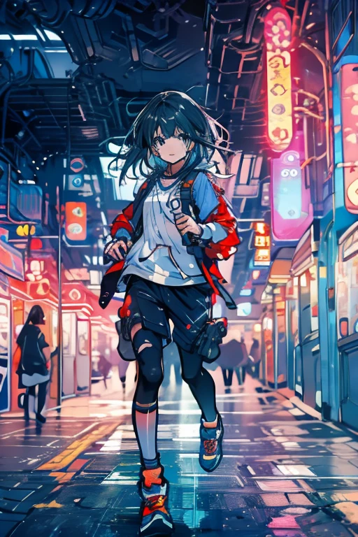 Girl running