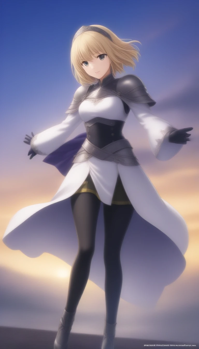 Official Art,Fate Jeanne d&#39;Arc:2.0,Blonde,Full Nude Seduction,Spread your vagina with your fingers:2.0,Sit with your legs apart,bed