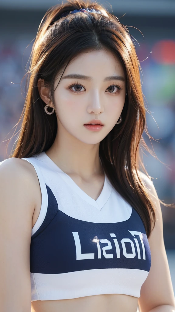 (((masterpiece))), (((high resolution)))、(((8K quality)))、(((perfect face)))、(((K-pop idol)))、25 years old、(sportswear), look at the camera, (Eyes of the highest quality), (detailed face), (detailed texture), (big bust), (chubby)