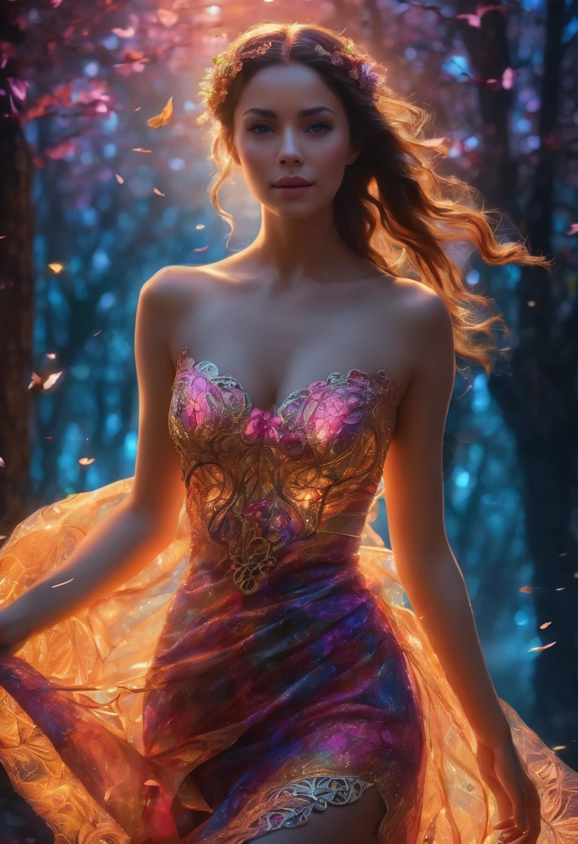 (best quality,4k,8k,highres,masterpiece:1.2),ultra-detailed,(realistic,photorealistic,photo-realistic:1.37), digital art, anime, ((ultra gorgeous and incredibly sexy magical woman with FF cupped breasts)), ((zentangle style)), origami,affectionate,getting closer to you,detailed facial expressions looking at the viewer seductively,dark atmosphere,enchanting background,mysterious lighting,vibrant colors,ethereal glow,emotional connection,subtle intimacy,dreamlike fantasy,spellbinding composition,fluid movements,flowing sexy mini skirt garments,sensual gestures,soft caresses,whispering secrets,mystical energy,twinkling stars,floating petals,expressive eyes,supernatural powers,enchanted forest,moonlit night,gentle breeze,fleeting moments of passion,endless love,unbreakable bond,fantastic female empowerment.