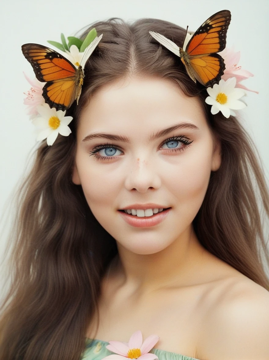 cartoon moth with false teeth , super-detailed airbrushing, digital art, fantasy art, artistic portrait of something that does not even exist, detailed fur, ((white + background)), warm colors, floral watercolor technique, fabulous, particles, splashes of color, elements, Alberto Seveso, Karol Buck, Peter Saville, Ian Davenport, Felipe Pantone, Emmanuel Muro, magnificent, masterpiece, intricate details, highly detailed background, epic fantasy composition., award-winning illustration "fast negative" if there are no animal ears on the characters' hair, asymmetrical eyes of an animal and a girl, ugly, no photo, blurred, out of focus, imperfect eyes, no symmetrical pupil in the eyes, no realistic floral logo, 2 heads, 2 faces, tiles, poorly drawn hands, squint, poorly drawn face, out of frame, extra limbs, disfigured, deformed, toy, sculptural, body out of frame, fuzzy, poor anatomy, blurred, grainy, cropped, draft, duplicate, distortion of proportions, heterochromia, dots, poor quality, draft, deformed hands, double hand disfigured, mutated, extra limb, missing limb, severed limbs, mutilated, old, text, word mark, inscription, title. 16:9
