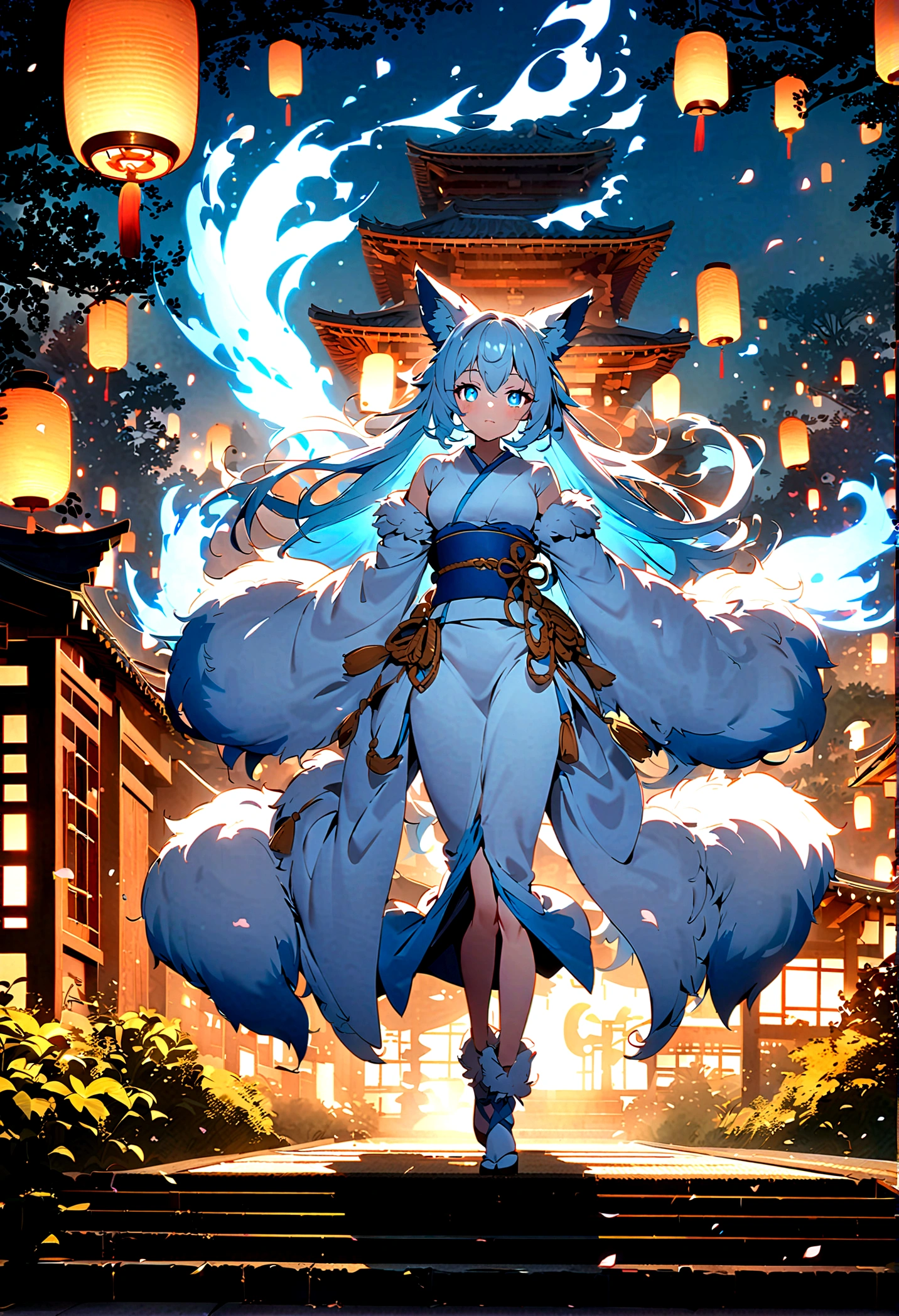 anime girl,tennage girl 18 years old, anime style, cute hatsune miku x suicune, centaurys girl,shy girl , kitsune ears, dark natasha art, city landscape, art by vixen aztra, full body high definition in details the best image quality, naked feet add_detail:1, prostitute girl add_detail:1