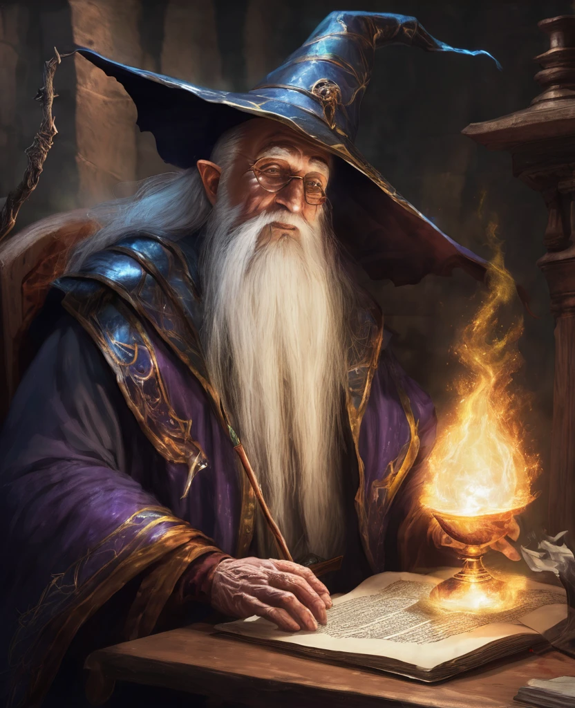 Older Wizard fantasy artwork 