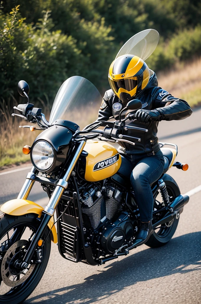 Logo of a motorcycle group based on a bee