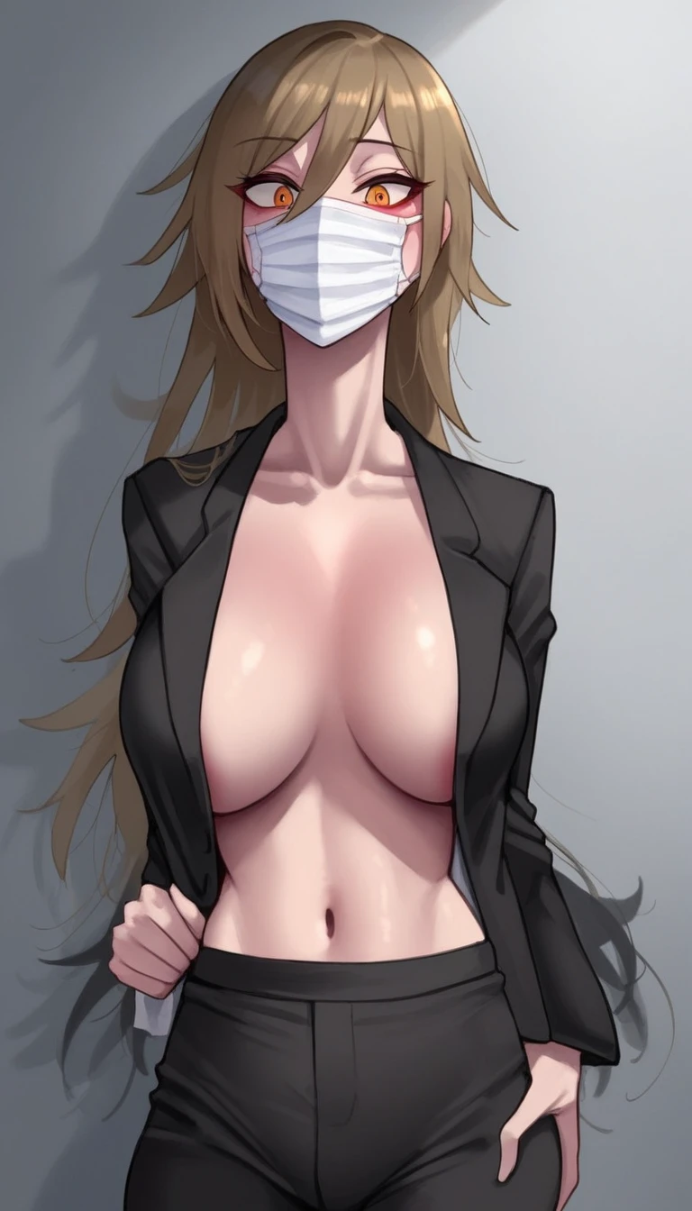 (zPDXL2), score_9_up, ((adult)), BREAK
(zombie:1.2), (female, tall skinny girl), with Center long black hairstyle, (wearing half mask, covers the 1eye), business suit, scene background, BREAK
AissistXLv2, unaestheticXL_bp5, SimplePositiveXLv2, zPDXL2 PonyXLV6_Scores