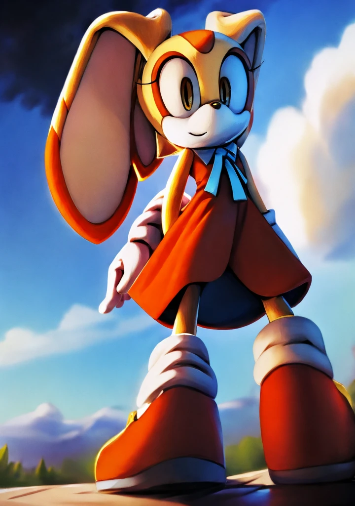 masterpiece, best quality, cream the rabbit