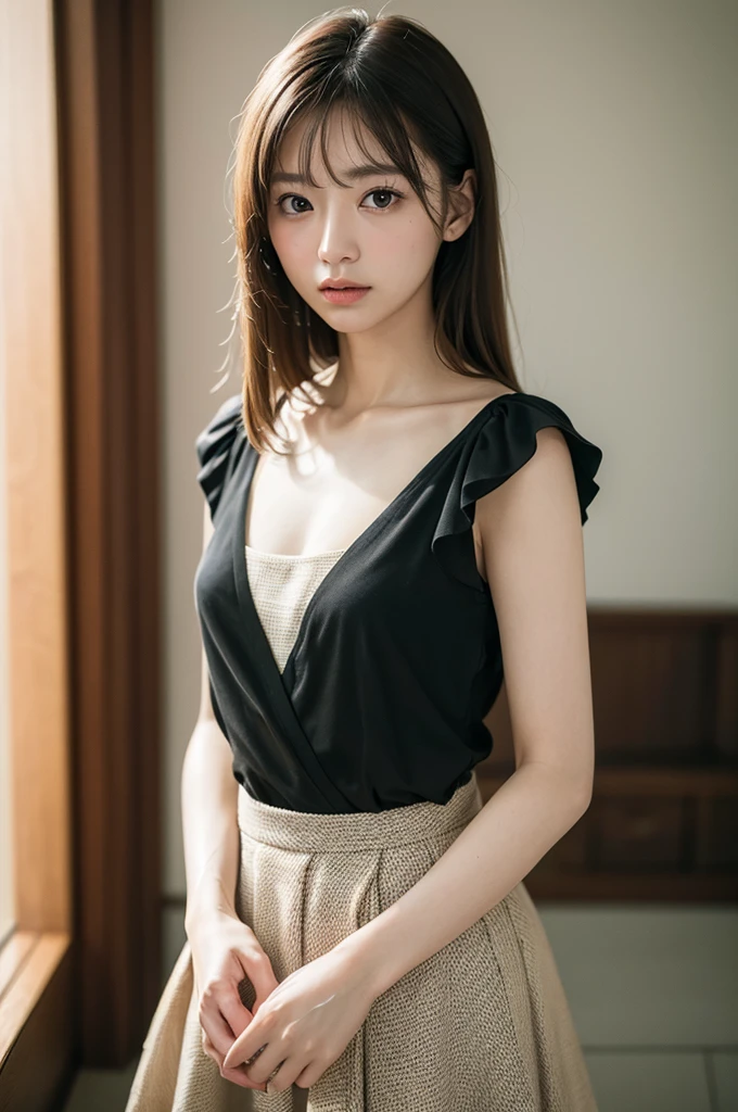 (masterpiece:1.4)、(8K、Photorealistic、Raw photo、Highest quality: 1.4)、Japan's most popular gravure idol、Amazing beauty、Detailed face、Makeup、eye shadow、A shy smile、The stage where you keep walking、((Wearing a fluorescent pink bikini、Wear fluorescent pink stockings))、game_nffsw、Sexy pose、