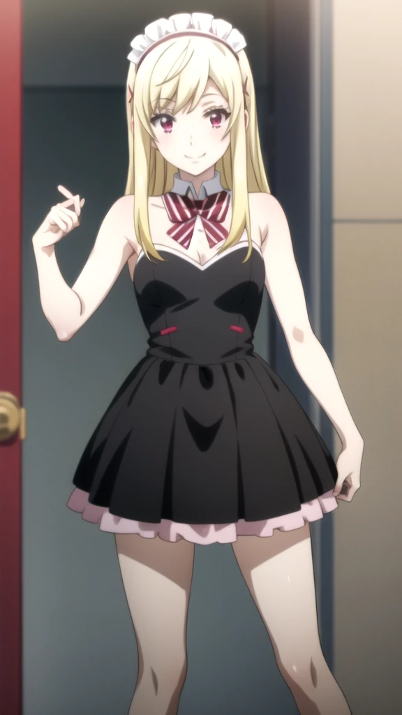 Chica anime in bunny ears and stockings posing for a picture, seductive Chica anime, Chica anime wearing a black dress, Chica anime in a maid costume, Mejor Chica Animé, hermosa seductora anime adolescente, an Chica anime, attractive Chica anime, (Chica anime), estilo anime ecchi, oppai, en vestido, makoto, pin en anime, ecchi, (anime girl) Yamada mocking smile_yellow, 1chica , by rubio, alone, wide, hair ornament, , smile, bow, red eyes my dress darling anime, beautiful seductress anime anime