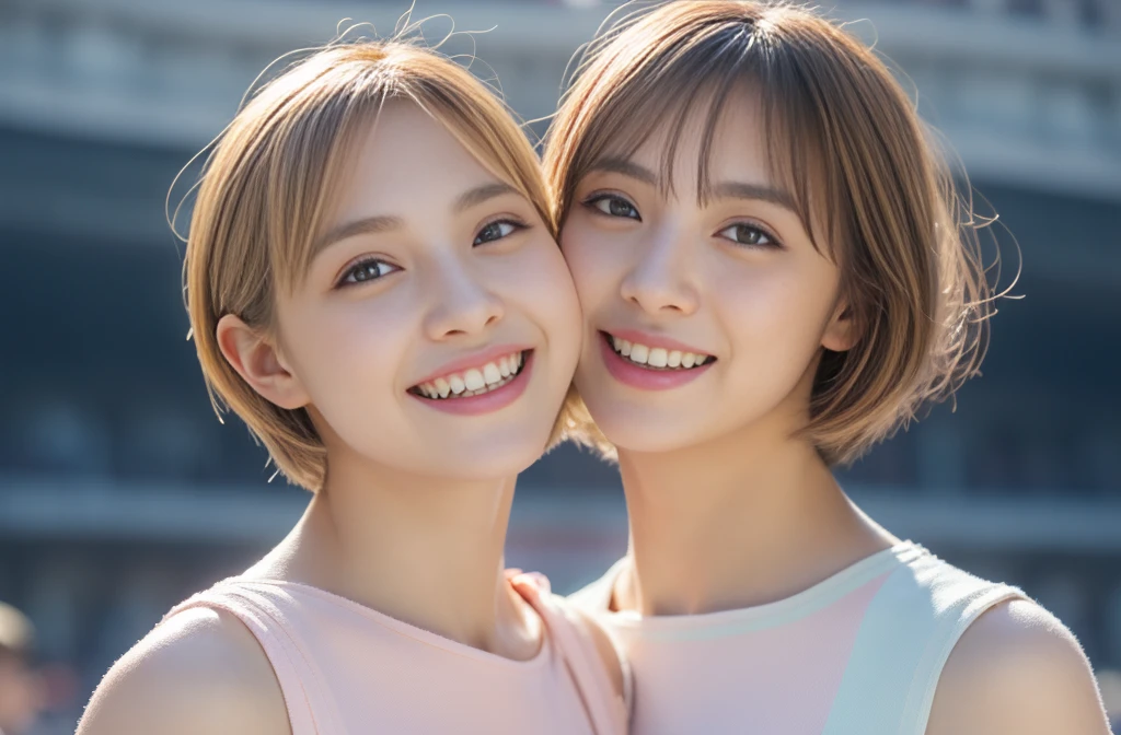 1 girl, (Spring-like outfit with light pastel colors.:1.2), beautiful japanese actress, (semi short hair:1.3), young face, (very cute),
(RAW photo, highest quality), (realistic, Photoreal:1.4), masterpiece,
very delicate and beautiful, very detailed, 2k wallpaper, wonderful,
finely, Very detailed CG Unity 8K 壁紙, Super detailed, High resolution,
soft light, beautiful detailed girl, very detailed目と顔, beautifully detailed nose, beautiful and detailed eyes, cinematic lighting,
BREAK
(Commemorative photo taken in front of the Colosseum in Rome:1.3),
perfect anatomy, slender body, (Happy, teeth), Face the front completely, looking at camera