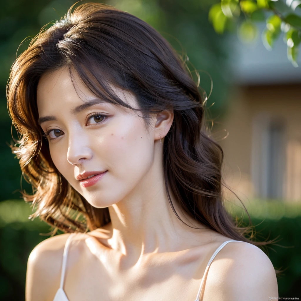 Beautiful mature woman with beautiful wavy long hair, Naughty Mature Woman, Ultra-high resolution,(Realistic:1.4), ((Highest quality)), ((masterpiece)), (be familiar with),