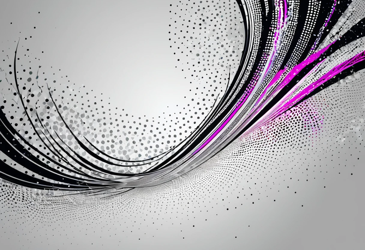 Wallpaper, line art, halftone, abstract