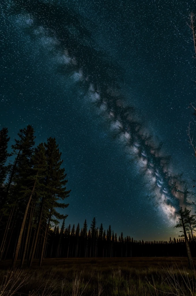 0 light pollution woods, shiny star,nature, night-time 