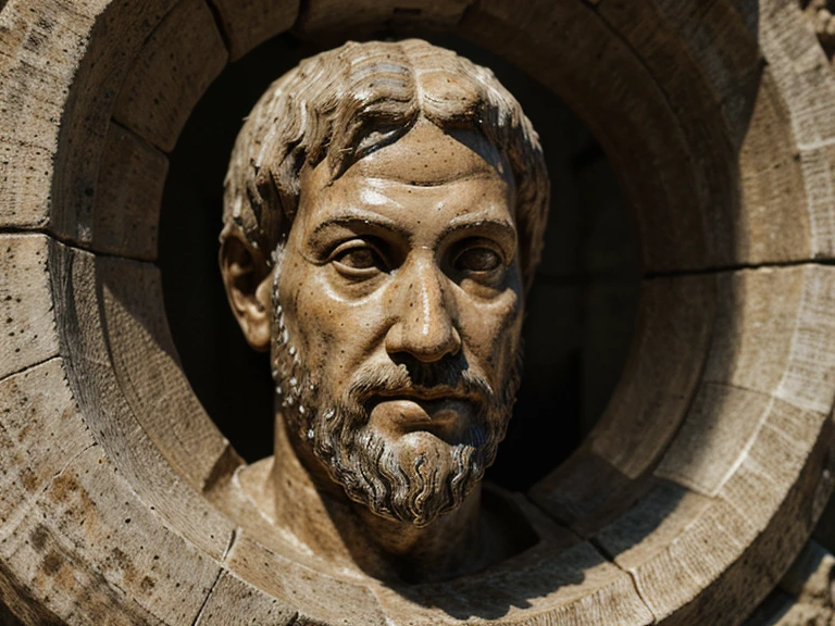 ultrarealistic and detailed portrait of Aristotle, high quallity, perfect anatomy