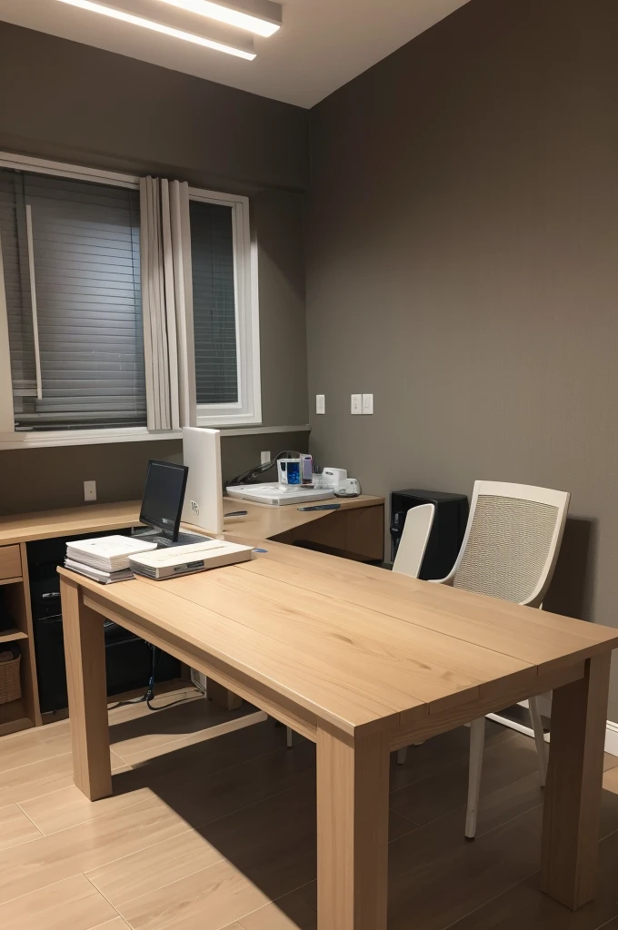 Table with medical examinations
