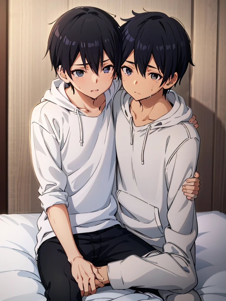 cool,,,Refreshing athletic guy,boy,boys,charm,Slim figure,Japanese high school student style,,Casual clothes,,,White hoodie,,Smooth,Skin texture,Functional beauty,youth,Vibrancy,The male protagonist,,,From friendship to love,,,To the boys I like,,,The two boys are in love with each other.,,,shine,Action,here_yuuki,Kirito,From the back,,heavy love,A love story for boys only,,,Lust sex,,sexual excitement,,male器,,,,,Yaoi,,,,,Yaoi,,They resisted but were raped.,,,Even if you do, you will be raped,,,Gay sex play,,,NSFW,,,,,,,Handsome gay drama,,,,,,Breeze,Piece of bone,Natural light,face,hand,eye,blush,tears,,,Saliva,,,Accuracy,,Super detailed,Biological,male,focus,4K,8K,Highest quality,,DANSHITOIRE,Showbenki,Koshitsu,