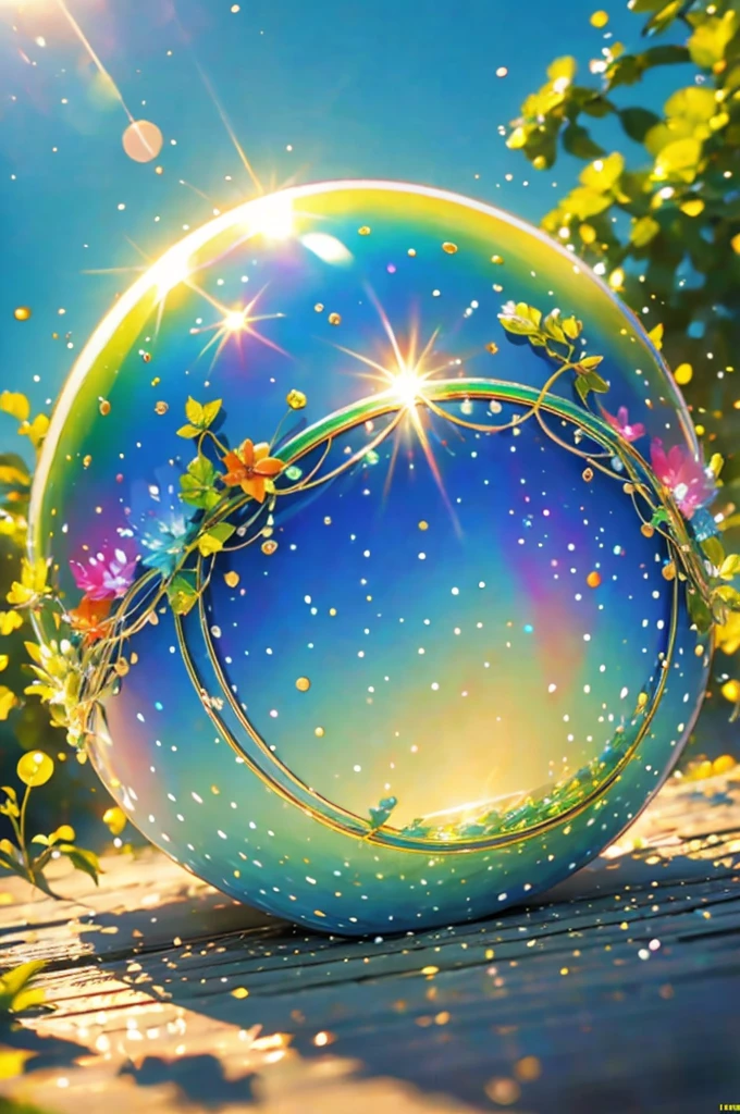 (Highest quality), (8K), (Highest quality), (live-action), (Realistic photos), summer、summerを感じる物、summerを感じる風景, watermelon、blue sky, Rainbow and sunshine shining.16K, Ultra-high resolution, Shining in rainbow colors、to be born,wonderful ,future、Iridescent、The world 30 years from now。