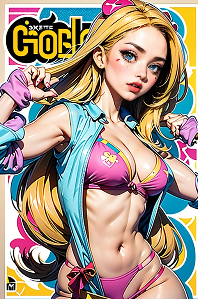 Hot Girls, Cover with stickers