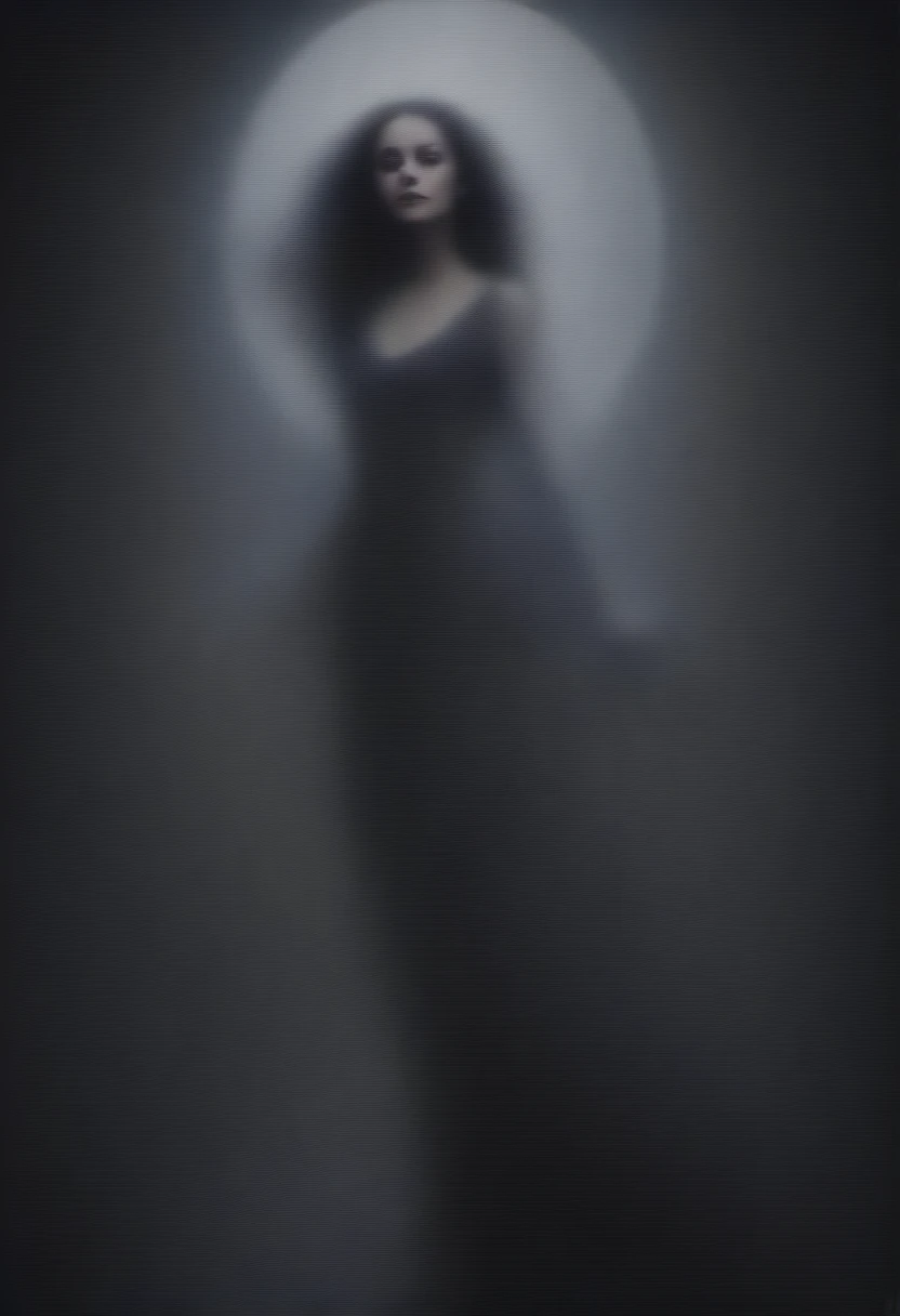 Gothic reverie, long dress, woman flying, sensual, long hair, clear but dark eyes, full moon, bats, black lilies, Ballet dancer