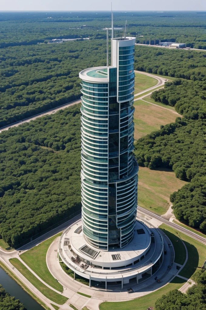 Make a huge tower for my company's headquarter