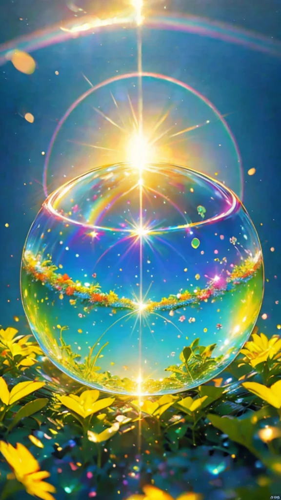 (Highest quality), (8K), (Highest quality), (live-action), (Realistic photos), summer、summerを感じる物、summerを感じる風景, watermelon、blue sky, Rainbow and sunshine shining.16K, Ultra-high resolution, Shining in rainbow colors、to be born,wonderful ,future、Iridescent、The world 30 years from now。