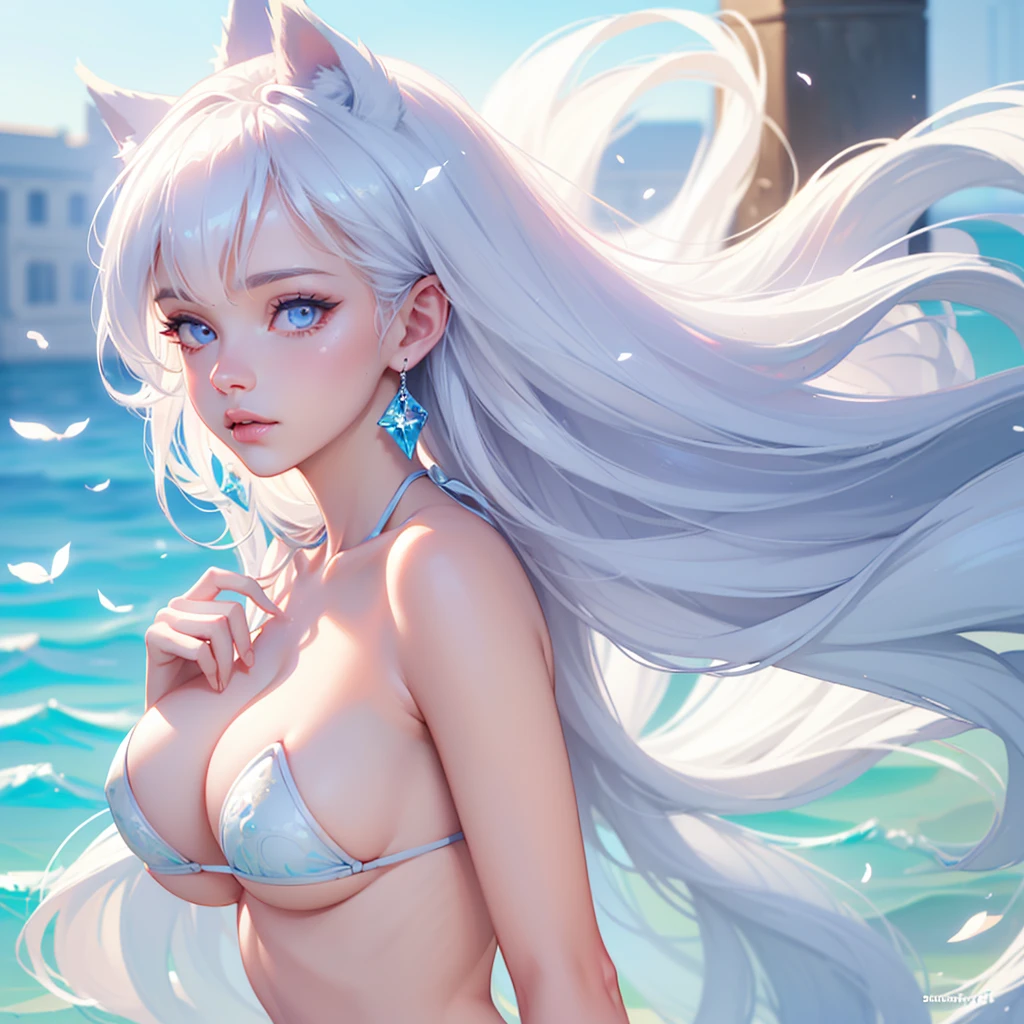 Masterpiece, Best quality,(((closeup of face)))
offcial art, Very
Detailed CG 8K wallpaper,
(flying petal)
(detailed ice) , crystal
Textured skin, cold
expression, ((Fox ears)),
White hair, long
hair, Messy hair, eBlue eyes,
view the viewer,
Extremely delicate and
Beautiful, water, ((beauty
Detailed eyes)), height
detailed, Movie
illuminating, ((Beautiful face),
fine water surface, (Source language
portrait), Transcend-
detailed, incredible
detailed, (An extreme
Delicate and beautiful),
Beautiful detailed eyes,
(Best quality)
(Huge breast)
(Bikini)
(Thin bikini)
(Light bikini)
(Huge breast)
Masturbating